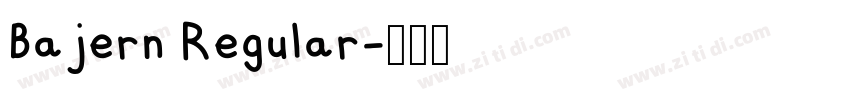 Bajern Regular字体转换 Bajern Regular字体转换